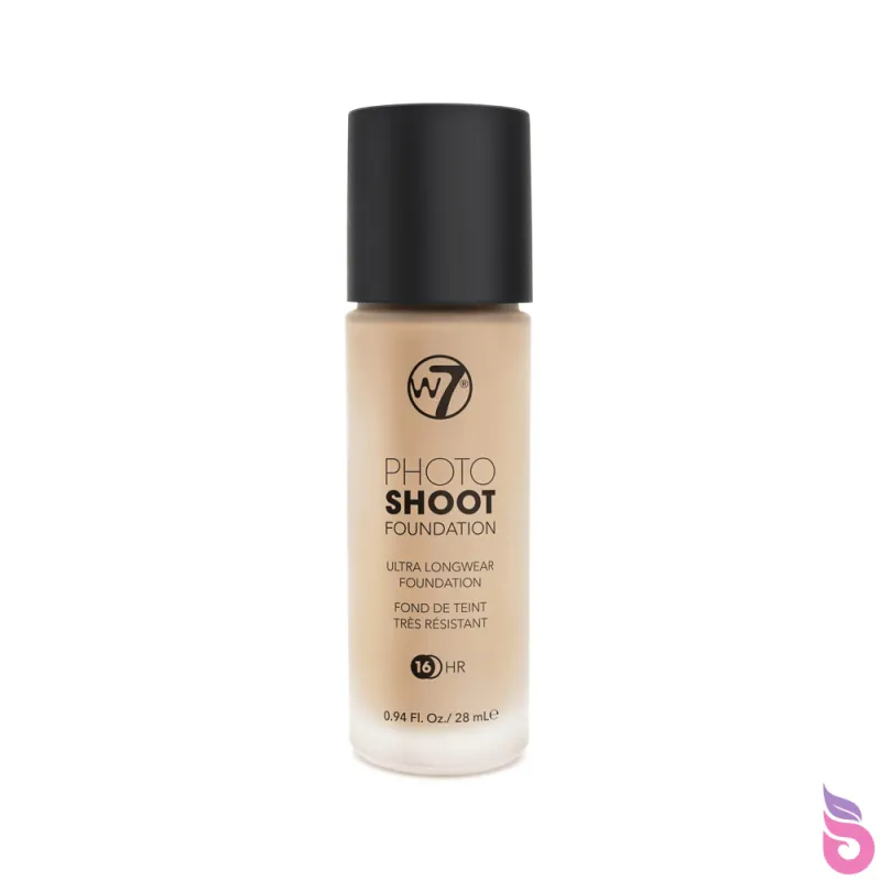 W7 Photoshoot Foundation Ultra Longwear Natural Beige (28ml)