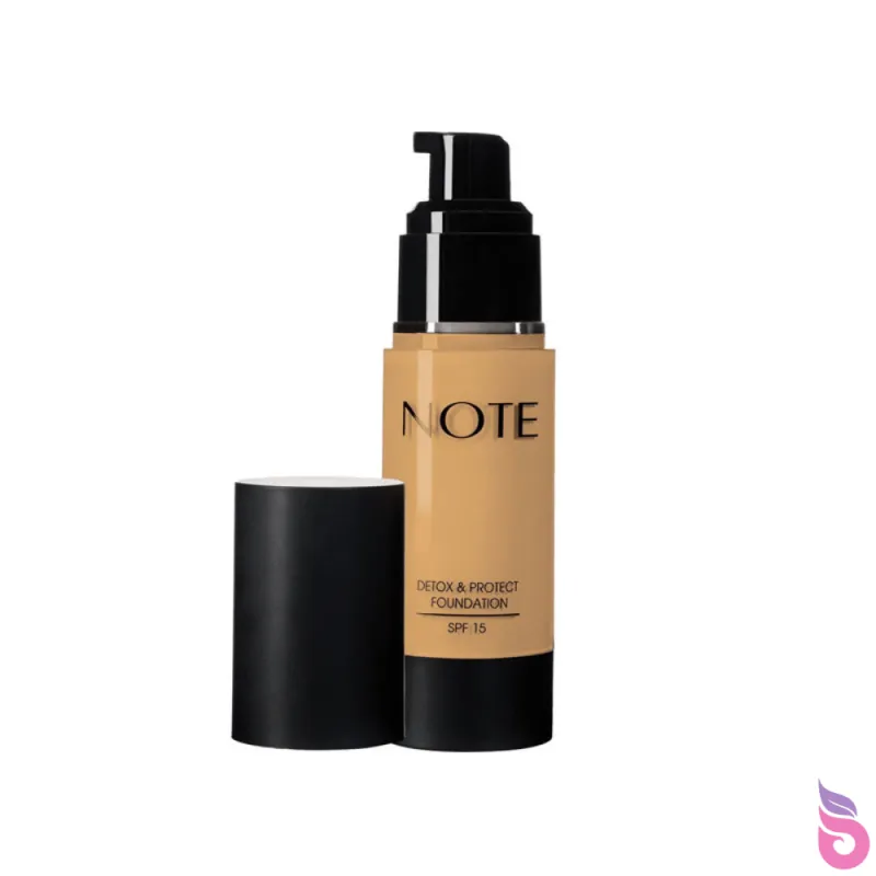 Note Detox And Protect Foundation 05 Pump Honey Beige (30ml)