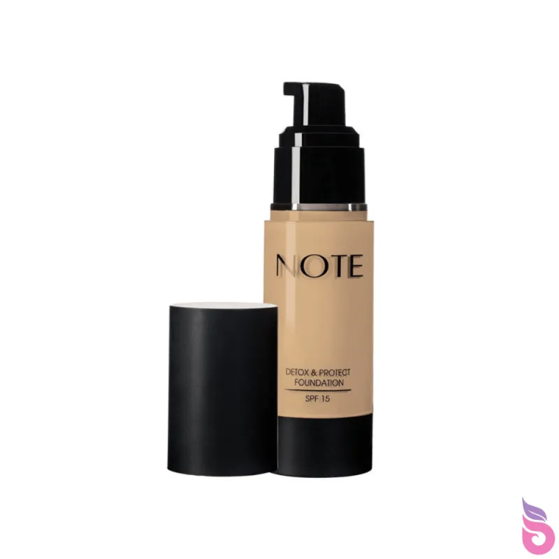 Note Detox And Protect Foundation 03 Pump Medium Beige (30ml)