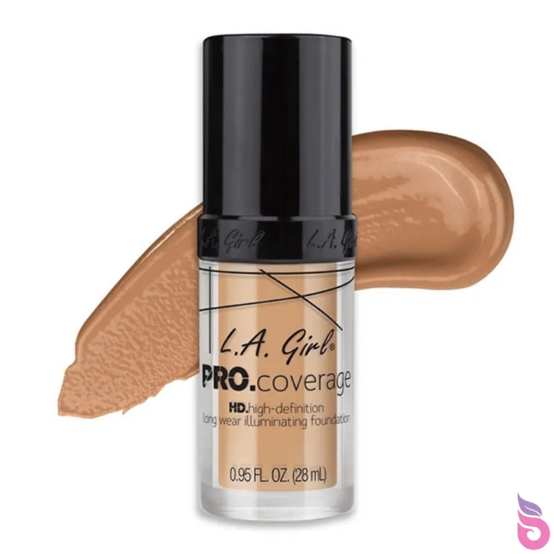 L.A. Girl Pro Coverage Illuminating Foundation- Natural (28ml)