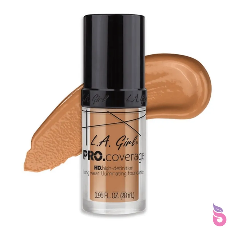 L.A. Girl Pro Coverage Illuminating Foundation- Soft Honey (28ml)