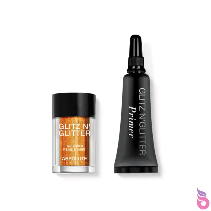 Absolute New York Glitter & Primer Set-Copper Blaze