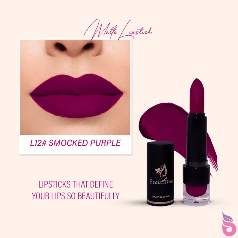 Beauti4me Lipstick Smocked Purple L12 (3gm)