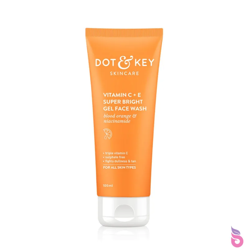 Dot & Key Vitamin C + E Super Bright Gel Face Wash (100ml)