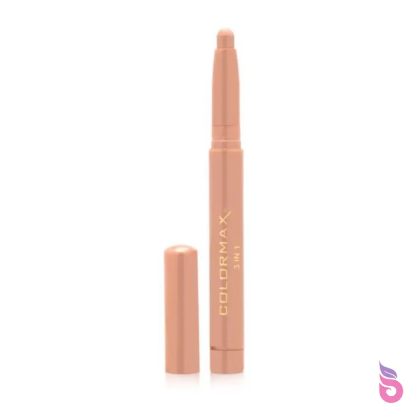 Colormax 3 in 1 Concealer, Corrector and Highlighter - 01 Peach Shimmer (1.4gm)