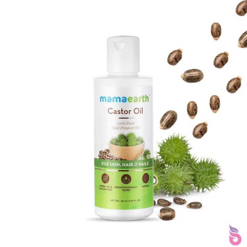 Mamaearth Castor Oil for Healthier Skin, Hair and Nails with 100% Pure and Natur