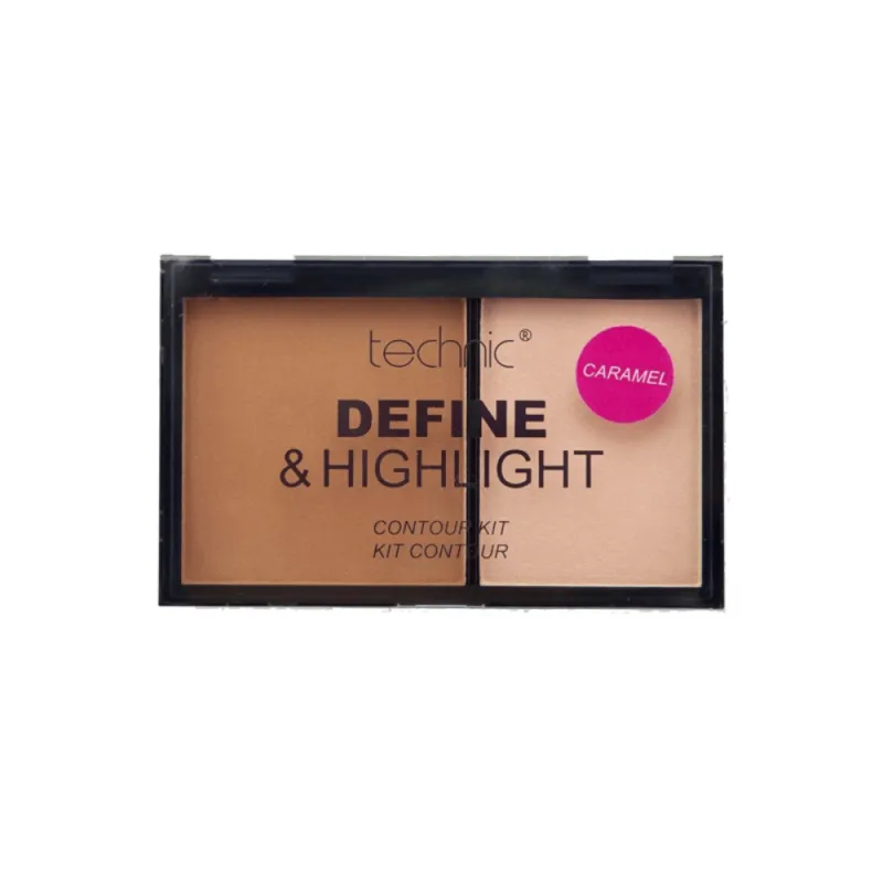 Technic Define & Highlight Duo Contour Kit - Caramel Size: 10gm