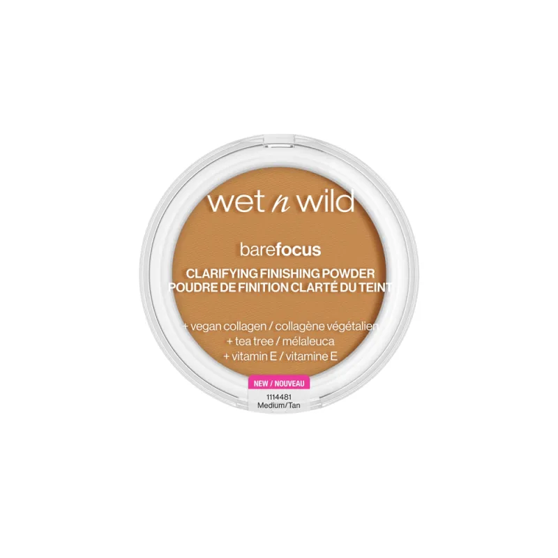 Wet n Wild Bare Focus Clarifying Finishing Powder Medium Tan Size: 7.8gm