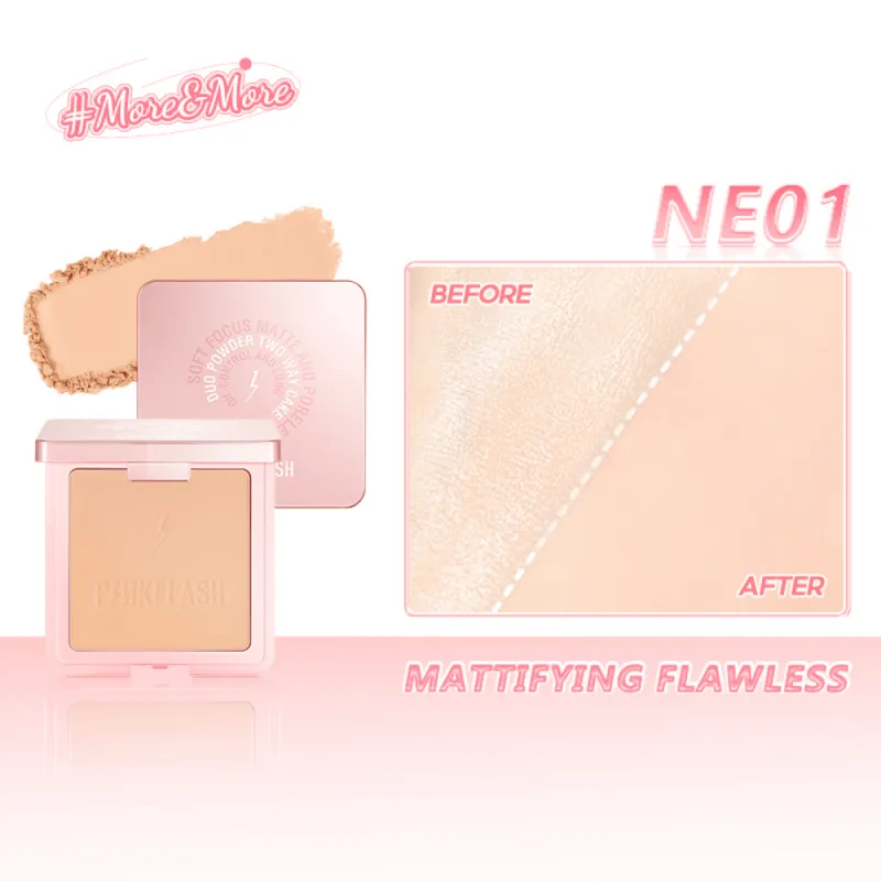 PINKFLASH Matte & Poreless Pressed Powder NE01 (PF-F17) Size: 9gm