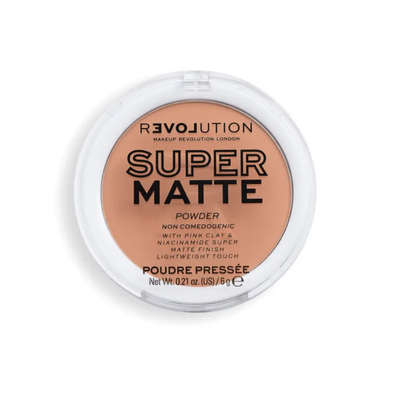 Makeup Revolution Relove By Revolution Super Matte Pressed Warm Beige Size: 6gm