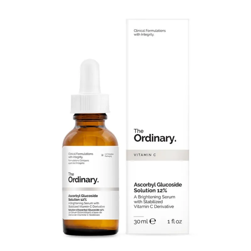 The Ordinary Ascorbyl Glucoside Solution 12% Brightening Serum (30ml)