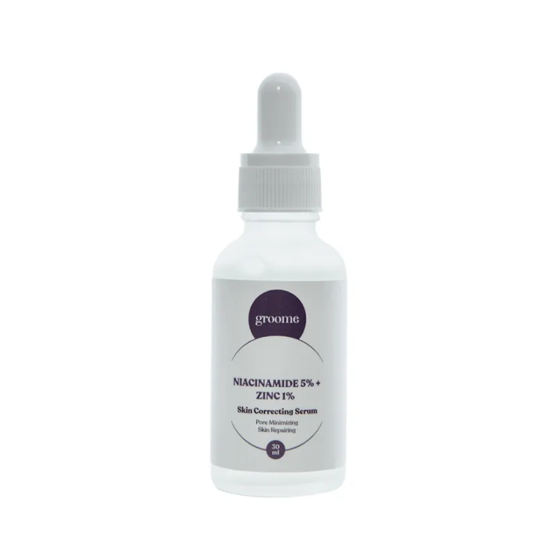 Groome Niacinamide 5% + Zinc 1% Skin Correcting Serum (30ml)