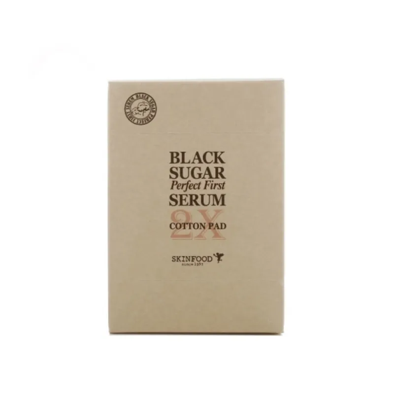 SKINFOOD Black Sugar Perfect First Serum Cotton Pad